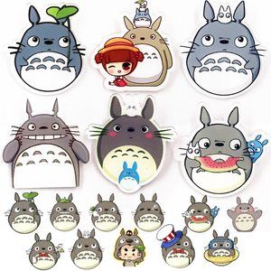 10 PINS! My Neighbor Totoro Badge Japanese Anime Studio Ghibli Acrylic Brooches